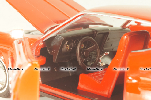 Ford Mustang Mach I from movie James Bond "Diamonds are Forever" 1971, red, 79851, Motor Max 1:24