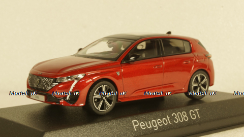 Peugeot 308 GT 2021 Elixir Red, 473932, Norev 1:43