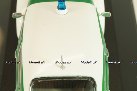 Volkswagen Beetle 1200 Polizei 1977, white/green, 7598001, Atlas Police Cars Collection 1:43 Уценка!