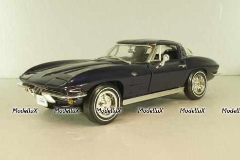 Chevrolet Corvette (C2) Stingray 1963, blue, ERTL 1:18