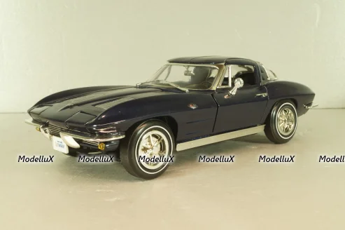 Chevrolet Corvette (C2) Stingray 1963, blue, ERTL 1:18