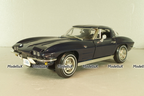 Chevrolet Corvette (C2) Stingray 1963, blue, ERTL 1:18