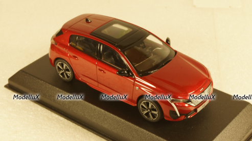 Peugeot 308 GT 2021 Elixir Red, 473932, Norev 1:43