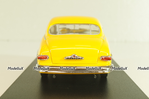 Mercury Club Coupe Street Rod 1949, yellow/red, Universal Hobbies 1:43