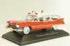 Cadillac Miller-Meteor Ambulance 1959, red/white, 7495002, Atlas Ambulance Cars Collection #2 1:43