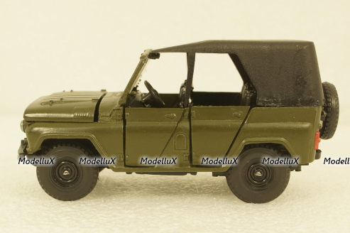 Уаз-469, хаки, Агат 1:43