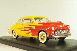 Mercury Club Coupe Street Rod 1949, yellow/red, Universal Hobbies 1:43