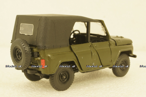 Уаз-469, хаки, Агат 1:43