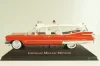 Cadillac Miller-Meteor Ambulance 1959, red/white, 7495002, Atlas Ambulance Cars Collection #2 1:43