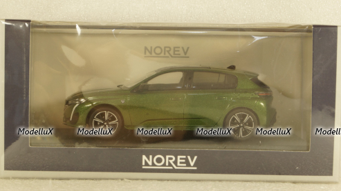 Peugeot 308 GT 2021 Green, 473930, Norev 1:43