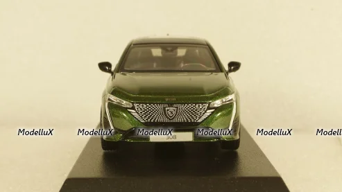 Peugeot 308 GT 2021 Green, 473930, Norev 1:43