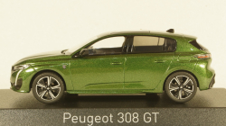 Peugeot 308 GT 2021 Green, 473930, Norev 1:43