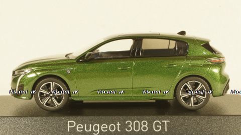 Peugeot 308 GT 2021 Green, 473930, Norev 1:43