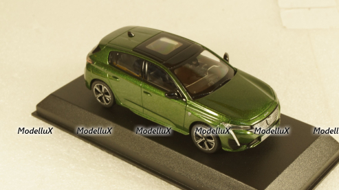 Peugeot 308 GT 2021 Green, 473930, Norev 1:43