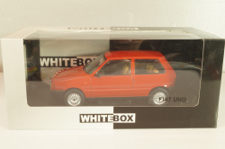 Fiat Uno 1983, red, WB124257, WhiteBox 1:24