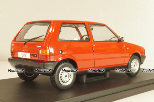 Fiat Uno 1983, red, WB124257, WhiteBox 1:24