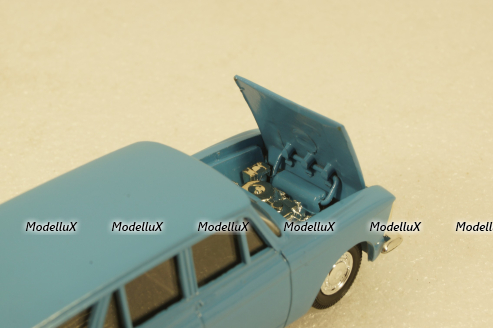 Москвич-427, голубой, Агат 1:43