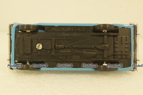 Москвич-427, голубой, Агат 1:43