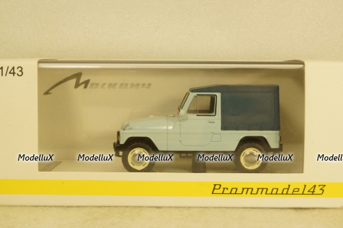 Москвич-2148 4х4 голубой, Prommodel43 1:43