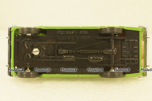 Москвич-408, зеленый, Агат 1:43