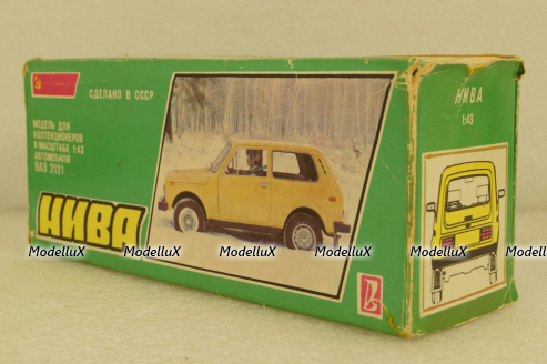 Ваз-2121 Нива, хром дно, апрель 1988г. , Тантал/Радон 1:43