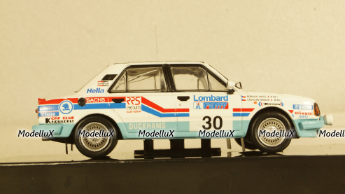 Skoda 130 L, No.30, RAC Rallye, L.Krecek/B.Motl, 1987, RAC350, IXO 1:43