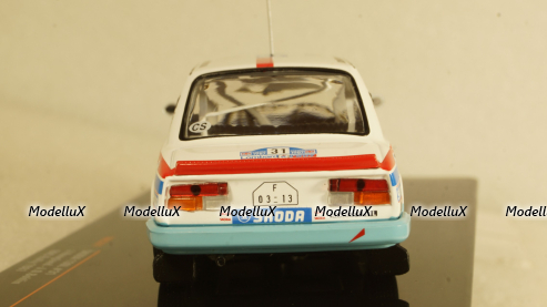 Skoda 130 L, No.31, RAC Rallye, J.Haugland/J.-O-Bohlin, 1987, RAC351, IXO 1:43