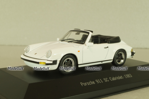 Porsche 911 SC Cabriolet 1983, white, 7114004, Atlas 1:43