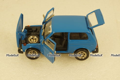 Ваз-2121 Нива, хром дно, апрель 1988г. , Тантал/Радон 1:43