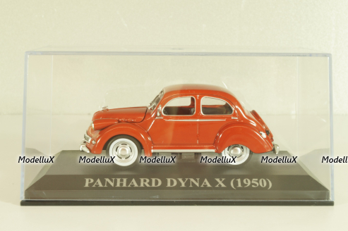 Panhard Dyna X 1950, maroon, Altaya 1:43