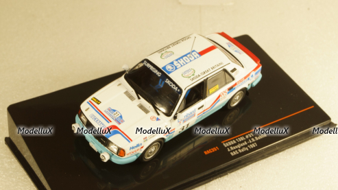 Skoda 130 L, No.31, RAC Rallye, J.Haugland/J.-O-Bohlin, 1987, RAC351, IXO 1:43
