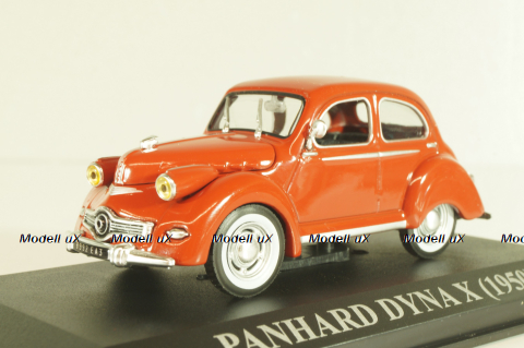 Panhard Dyna X 1950, maroon, Altaya 1:43