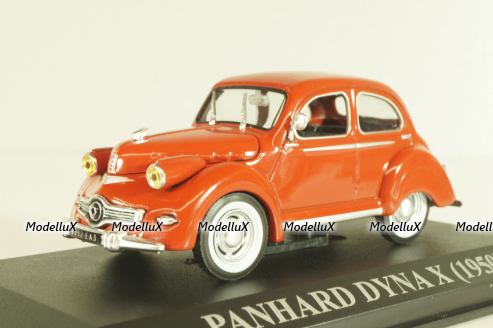 Panhard Dyna X 1950, maroon, Altaya 1:43