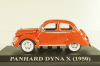 Panhard Dyna X 1950, maroon, Altaya 1:43