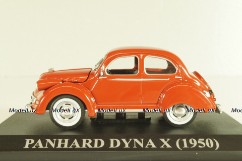Panhard Dyna X 1950, maroon, Altaya 1:43