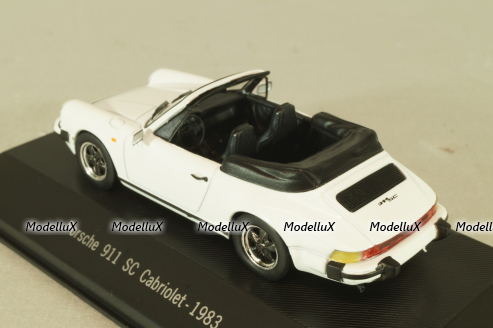 Porsche 911 SC Cabriolet 1983, white, 7114004, Atlas 1:43