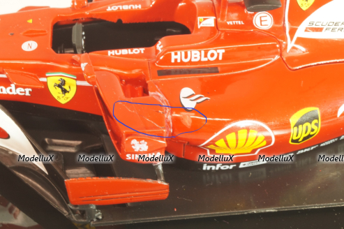 Ferrari SF70-H #5 S.Vettel 2017, F1, LE GRANDI FORMULA 1 №2, 1:24 Уценка!