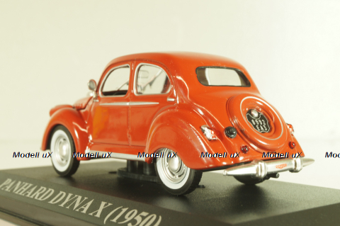 Panhard Dyna X 1950, maroon, Altaya 1:43