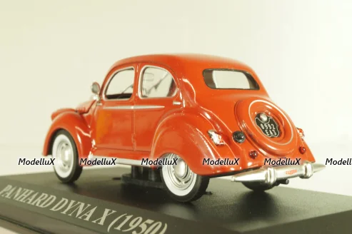 Panhard Dyna X 1950, maroon, Altaya 1:43