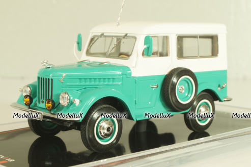 Газ-69 Icelandic version, зелен/белый, TR4831, TruckTyr 1:43