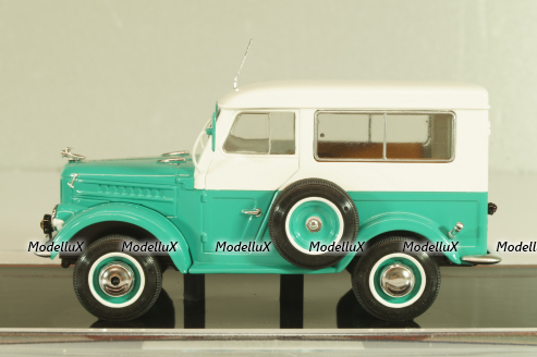 Газ-69 Icelandic version, зелен/белый, TR4831, TruckTyr 1:43