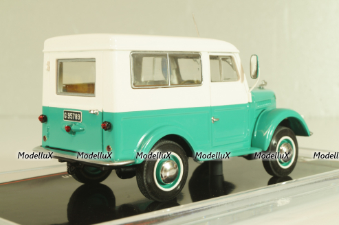 Газ-69 Icelandic version, зелен/белый, TR4831, TruckTyr 1:43