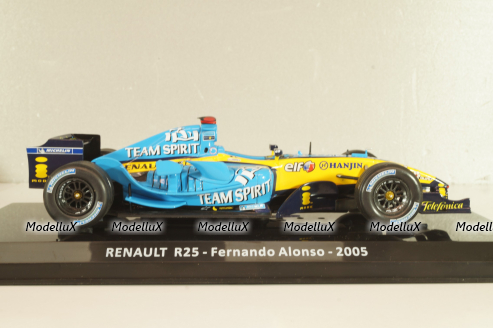 Renault R25 #5 F. Alonso 2005,  F1, LE GRANDI FORMULA 1 №28, 1:24