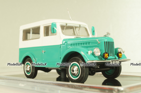Газ-69 Icelandic version, зелен/белый, TR4831, TruckTyr 1:43
