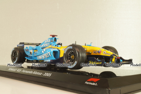 Renault R25 #5 F. Alonso 2005,  F1, LE GRANDI FORMULA 1 №28, 1:24