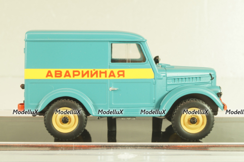 Газ-69 Аварийная, голубой, TR4828, TruckTyr 1:43