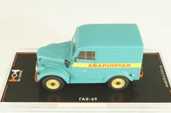 Газ-69 Аварийная, голубой, TR4828, TruckTyr 1:43