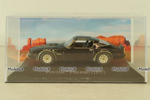 Pontiac Firebird Trans Am 1977, black, American Cars №5, AC005, Altaya 1:43