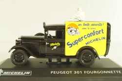 Peugeot 301 fourgonnette "Michelin" black, Altaya 1:43