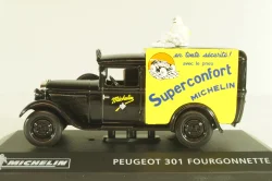 Peugeot 301 fourgonnette "Michelin" black, Altaya 1:43